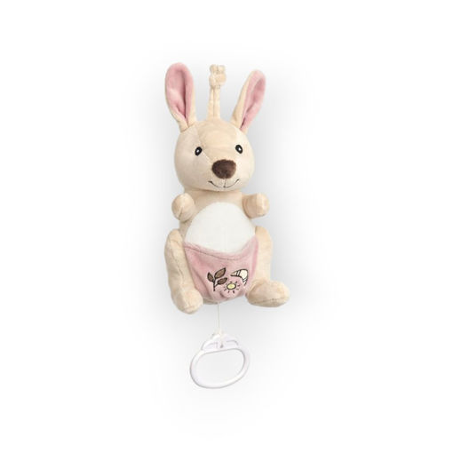 Picture of BABY KANGAROO MUSICAL 15CM PINK